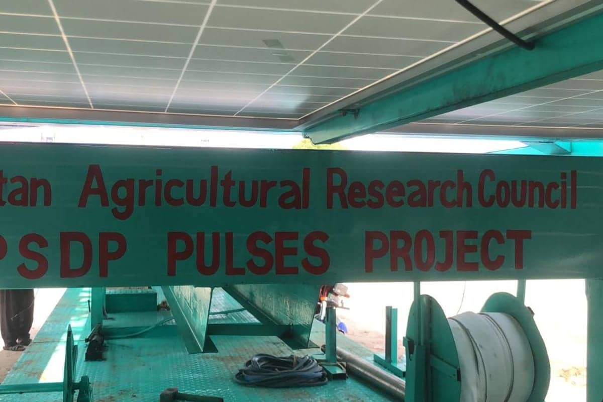 15 kW Portable Solar Trolley — Pakistan Agricultural Research Council